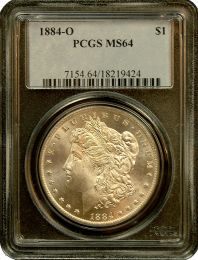 Morgan Silver Dollars NGC/PCGS MS-64 - In Holder