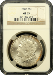 Morgan Silver Dollars NGC/PCGS MS-65