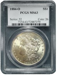 Morgan Silver Dollars NGC/PCGS MS-63