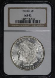 1892-CC | Morgan Silver Dollar | PCGS | MS-65 | In Holder