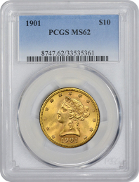 $10 Liberty Gold Coin NGC/PCGS MS-62