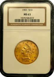 $10 Liberty Gold Coin NGC/PCGS MS-63