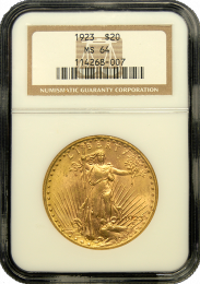 $20 Saint-Gaudens Gold Coin NGC/PCGS MS-64