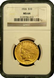 $10 Indian Gold Coin NGC/PCGS MS-64