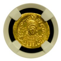Eastern Roman Empire | Leo I | Gold Solidus | Mint State 5x4 | Obverse