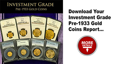 Certified Pre-1933 U.S. gold and silver coins